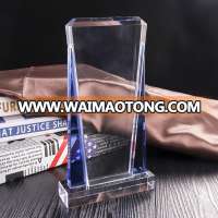 High Quality Crystal Color Glass Trophy