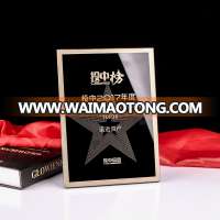 Best quality crystal awards and trophies crystal plague trophy for Souvenir Gift