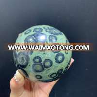 Wholesale natural kambaba jasper sphere green crystal stone ball rock gemstone for decoration