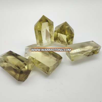 Top Quality Wholesale Natural Crystal Point Citrine Points Tower Quartz Healing Stone