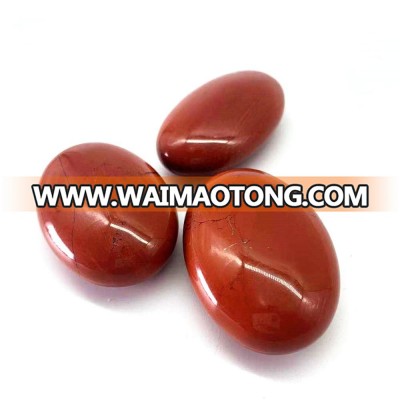 wholesale natural red jasper crystal palm red crystal craft stone for gift decoration