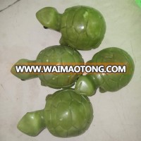 Natural carved hsiuyen jade green turtle crystal for fengshui decoration